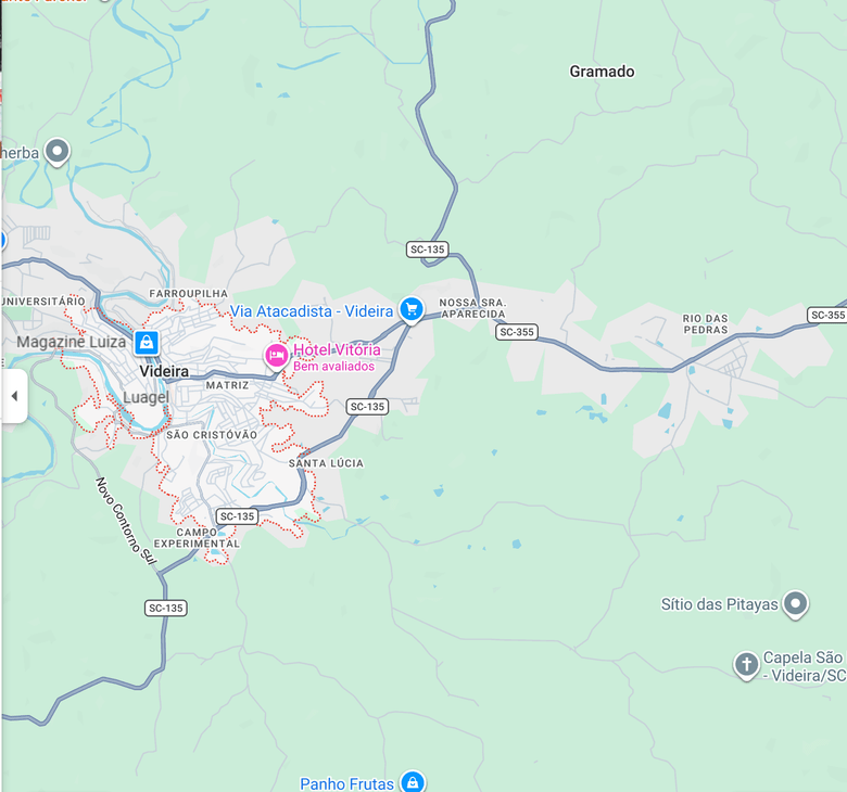 Local do evento — Videira, SC